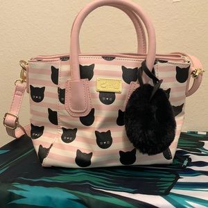Betsey Johnson Cats kids purse